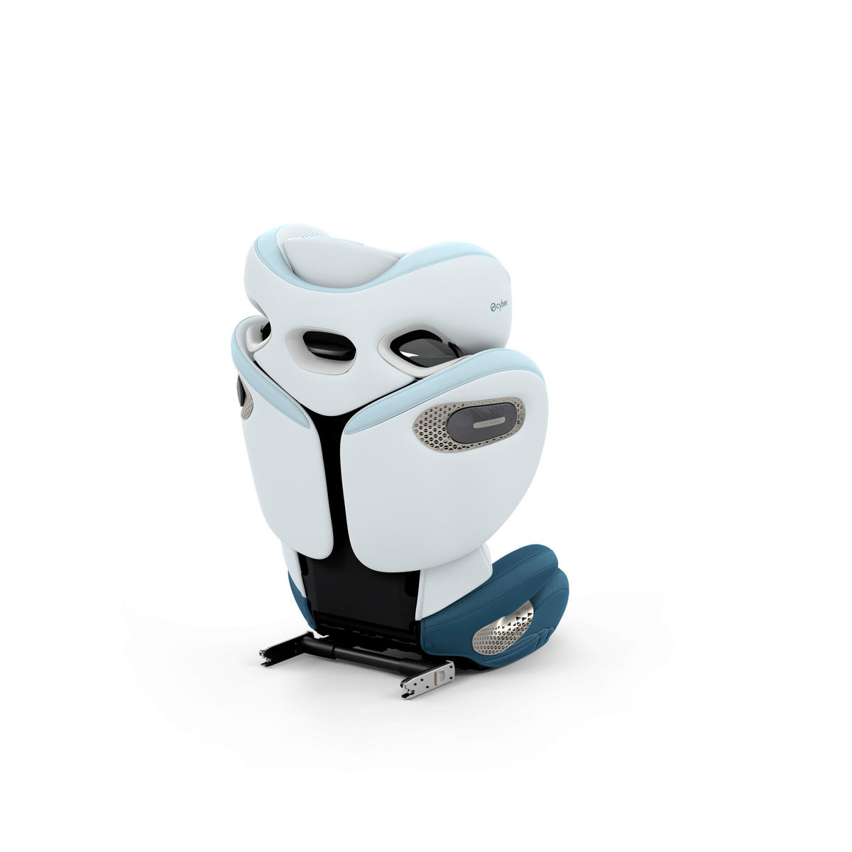 KINDERAUTOSITZ Solution S Style Opal Blue  - Blau, Basics, Kunststoff/Textil (42/49,5/61cm) - cybex PLATINUM