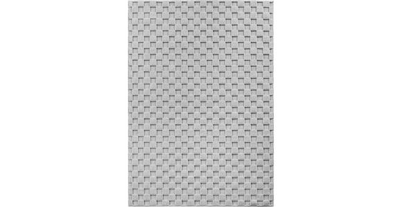 FLACHWEBETEPPICH 140/200 cm HELIX Silberfarben  - Silberfarben, Basics, Kunststoff/Textil (140/200cm) - Novel