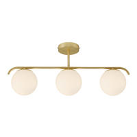 DECKENLEUCHTE Grant   - Messingfarben, KONVENTIONELL, Glas/Metall (69/14/29cm) - Nordlux