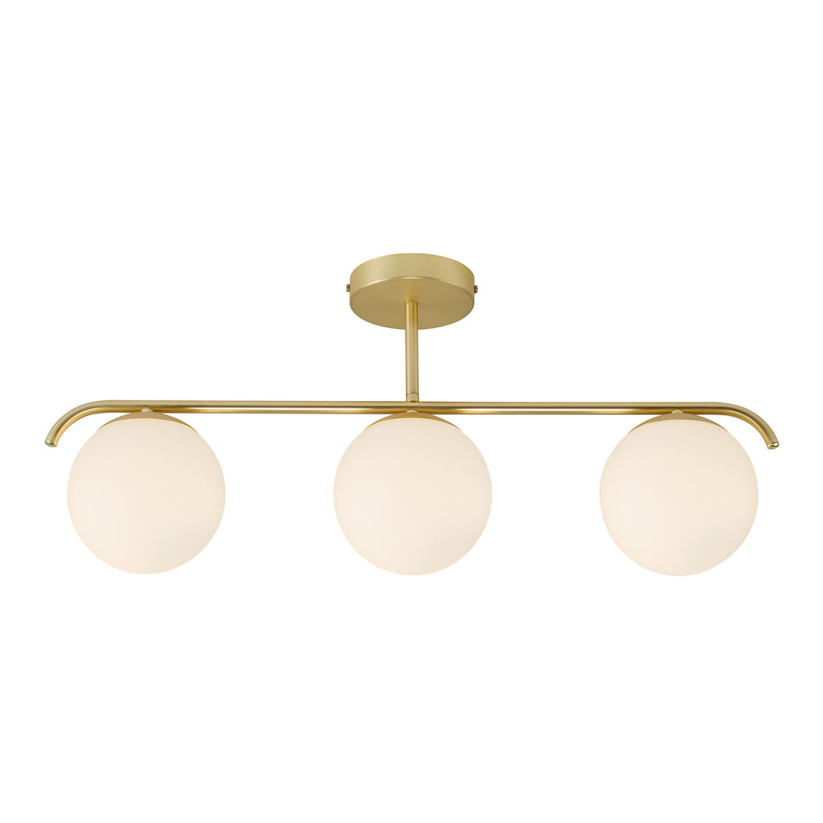 DECKENLEUCHTE Grant   - Messingfarben, KONVENTIONELL, Glas/Metall (69/14/29cm) - Nordlux