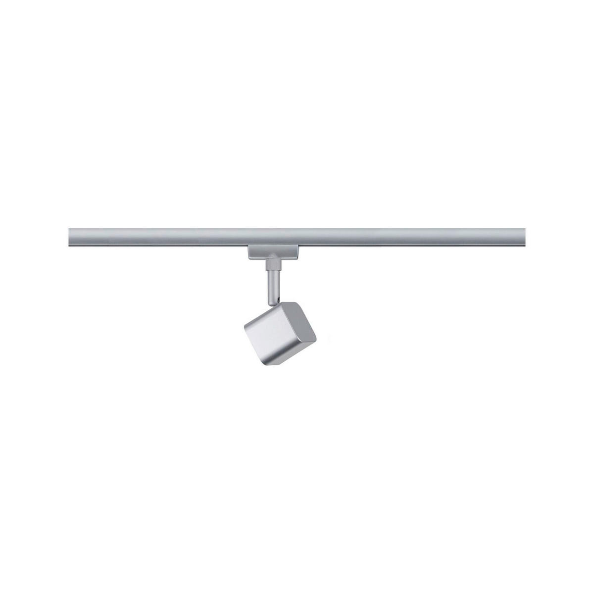 SCHIENENSYSTEM-STRAHLER Muri 5,0/5,0/14,0 cm   - Chromfarben, Design, Glas/Metall (5,0/5,0/14,0cm) - Paulmann