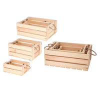 KISTENSET     - Naturfarben, Basics, Holz (43/16/29cm)