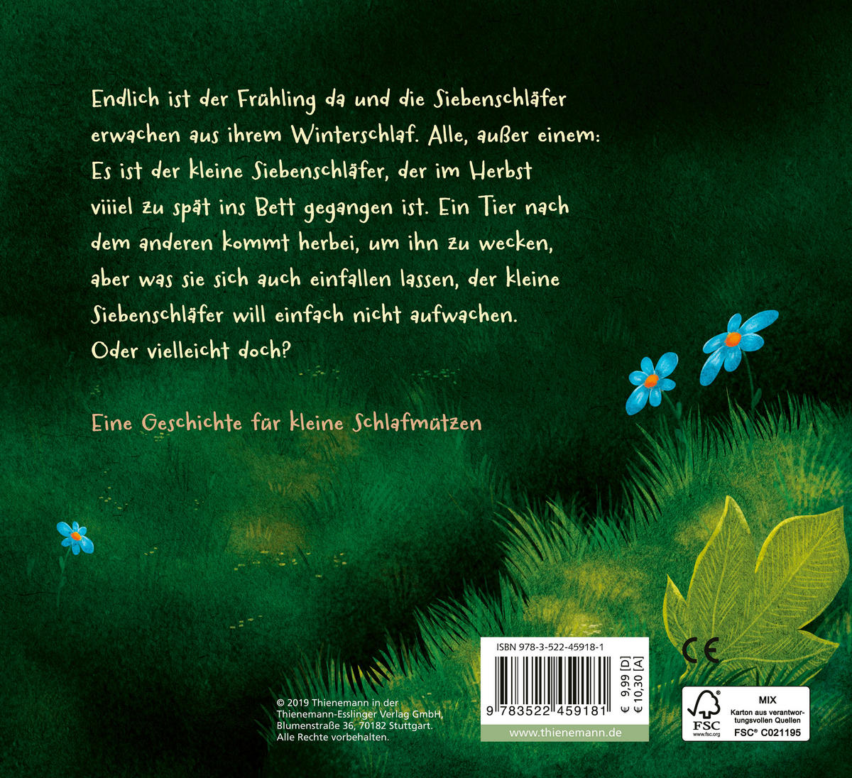 BILDERBUCH die Geschicht vom kleinen Siebenschläfer,...  - Basics (17/20,7/2,1cm)