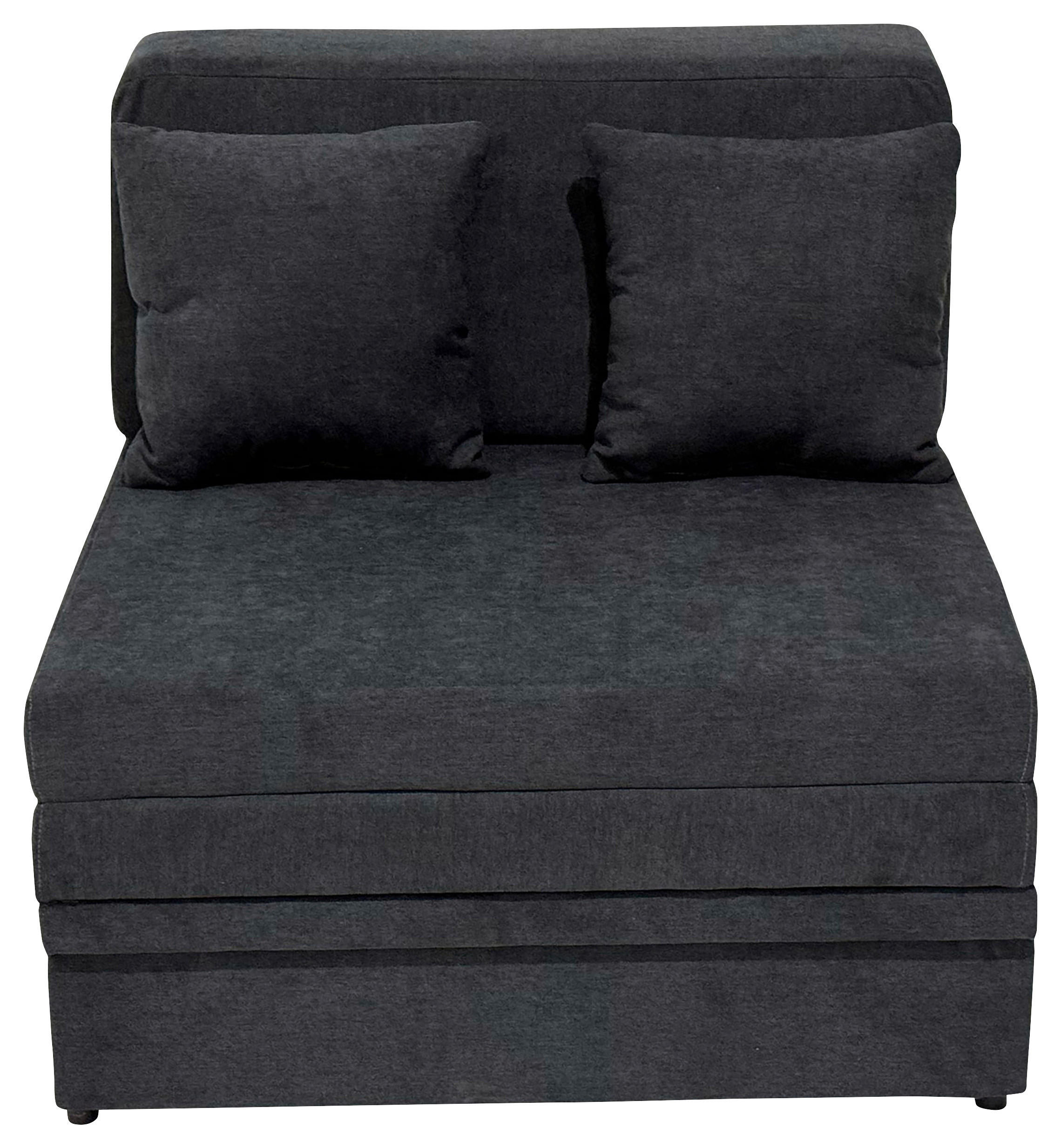 FOTELJ S FUNKCIJO LEŽIŠČA,  siva tekstil - siva, Moderno, tekstil (90/100/90cm) - Carryhome