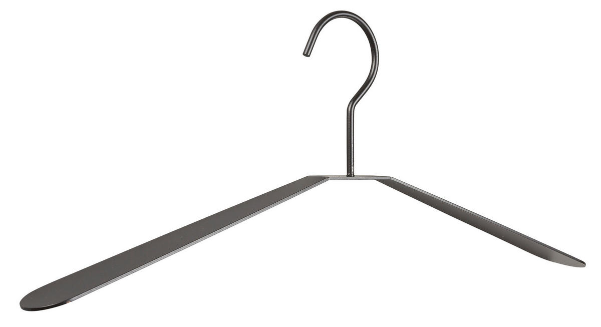KLEIDERBÜGEL 43 cm Metall  - Schwarz, Design, Metall (43cm)