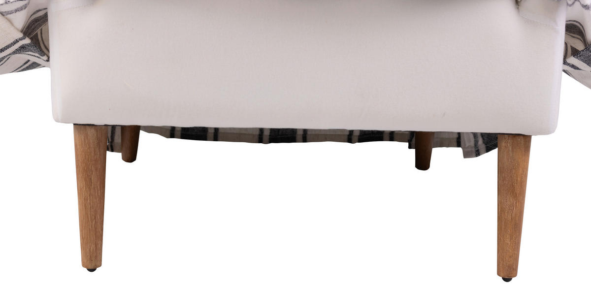 FÅTÖLJ i textil grå, beige  - beige/svart, Modern, textil (68/88/84.5cm) - MID.YOU