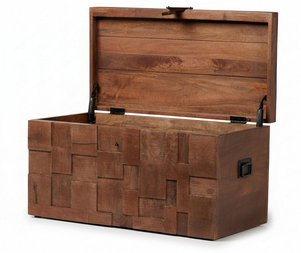 TRUHE - Naturfarben, Design, Holz (80/41/40cm) - Livetastic