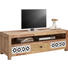LOWBOARD Sheesham massiv gebeizt, lackiert Naturfarben - Naturfarben, LIFESTYLE, Holz/Kunststoff (150/50/55cm) - Landscape
