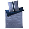 BETTWÄSCHESET Makosatin 160/210 cm  70 cm/50 cm  - Blau, Basics, Textil (160/210cm) - Joop!