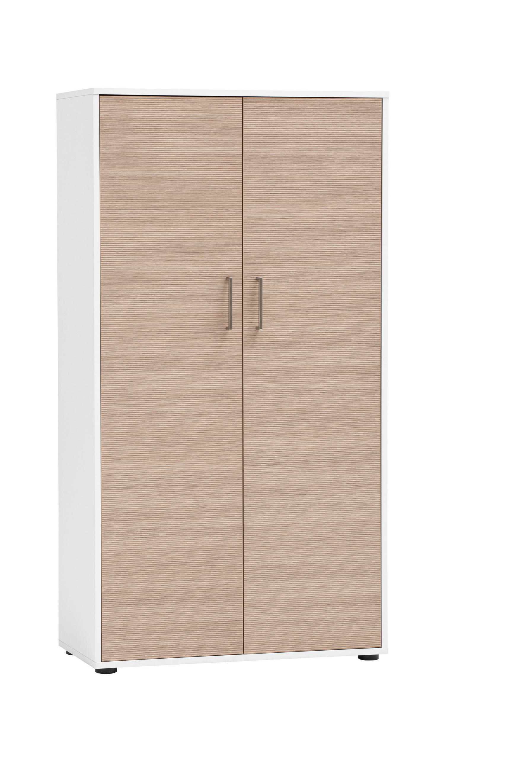 AKTENSCHRANK Weiß, Beige  - Beige/Weiß, MODERN, Holzwerkstoff (80,1/150/38,2cm) - MID.YOU