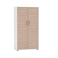 AKTENSCHRANK Weiß, Beige  - Beige/Weiß, MODERN, Holzwerkstoff (80,1/150/38,2cm) - MID.YOU