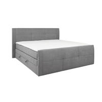 PAT BOXSPRING 160x200 cm  in gri  - gri, Modern, material pe bază de lemn (160/200cm) - Carryhome