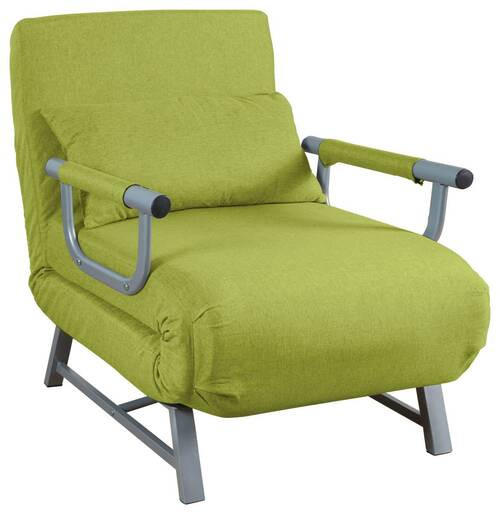 BÄDDFÅTÖLJ i flatväv grön - grön/grå, Modern, metall/textil (64/95/78cm) - MID.YOU