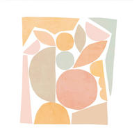 SERVIETTE    - Multicolor, Natur, Papier (12,5/12,5cm) - PPD