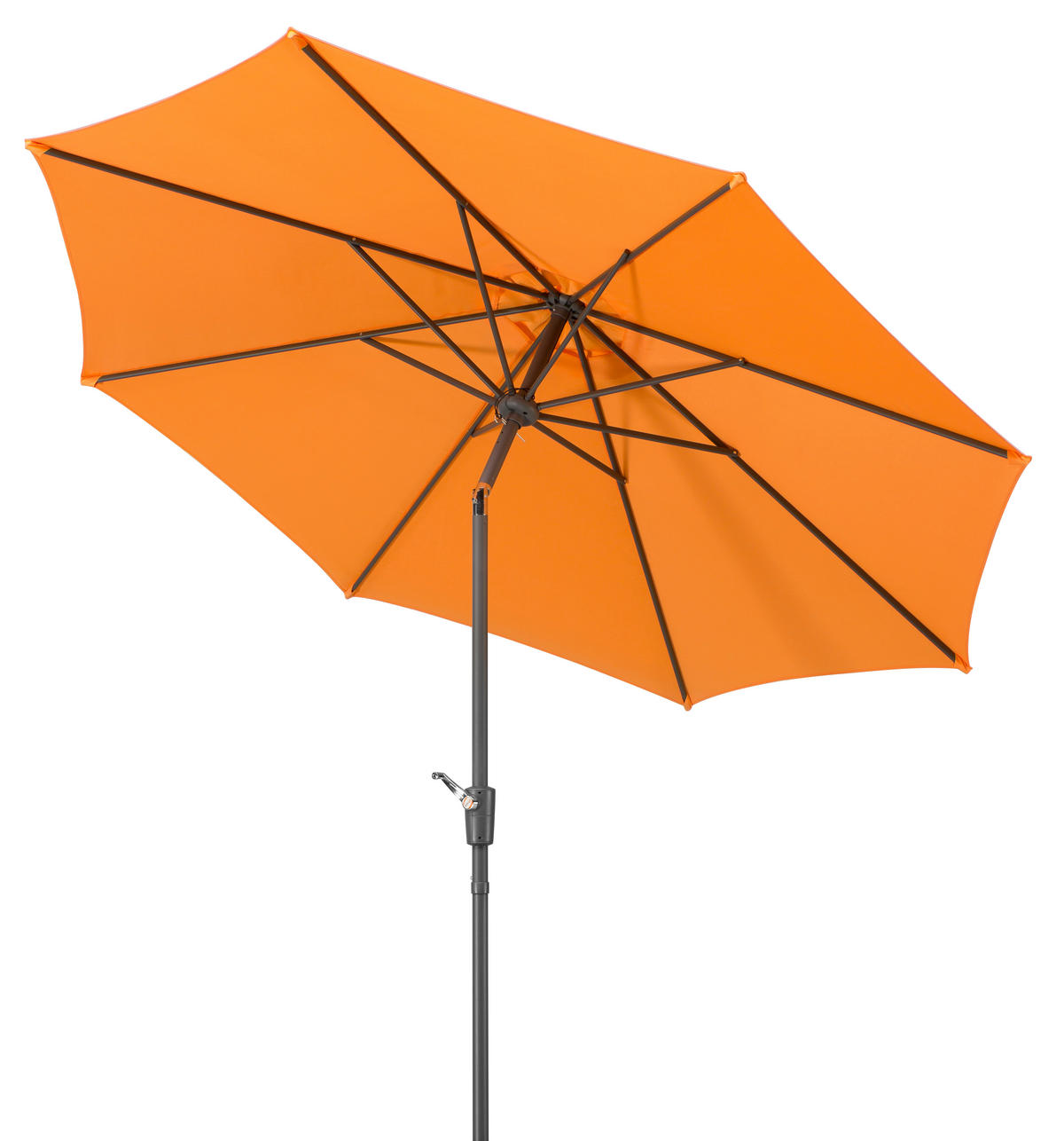 SONNENSCHIRM   - Anthrazit/Orange, Basics, Textil/Metall (270/260/270cm) - Schneider