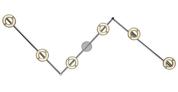LED-STRAHLER - Weiß, Design, Kunststoff/Metall (11/180cm) - Novel