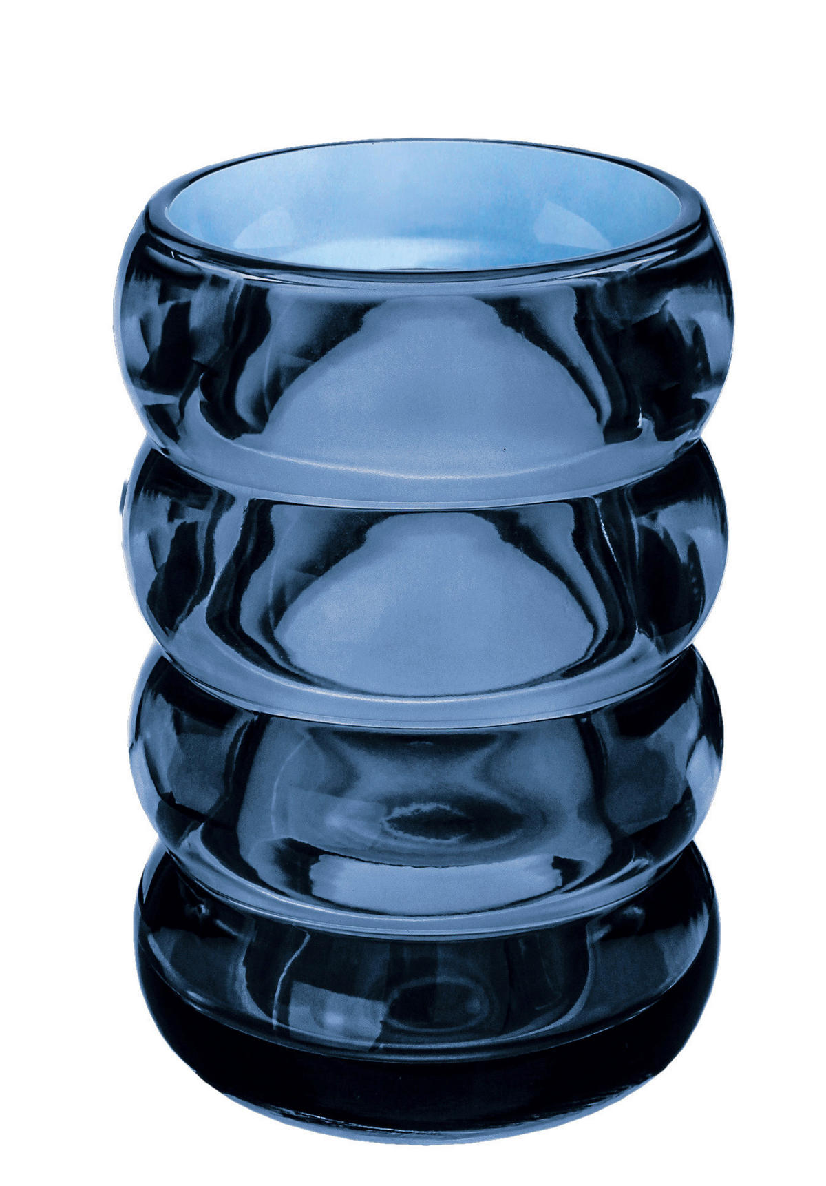 FOGMOSÓPOHÁR üveg  - kék, Basics, üveg (7,6/10,8cm) - Kleine Wolke