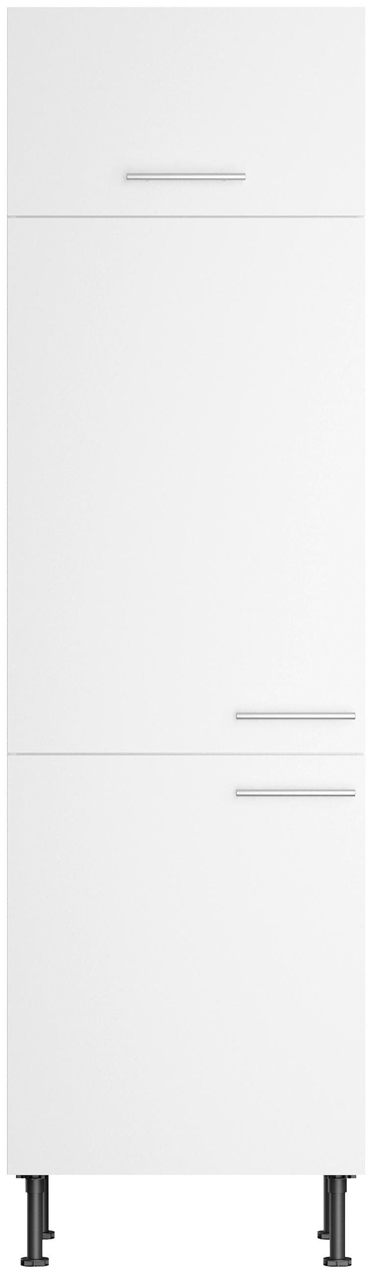 KÜCHENLEERBLOCK 270 cm   in Weiß  - Edelstahlfarben/Anthrazit, Basics, Holzwerkstoff/Metall (270cm) - Optifit