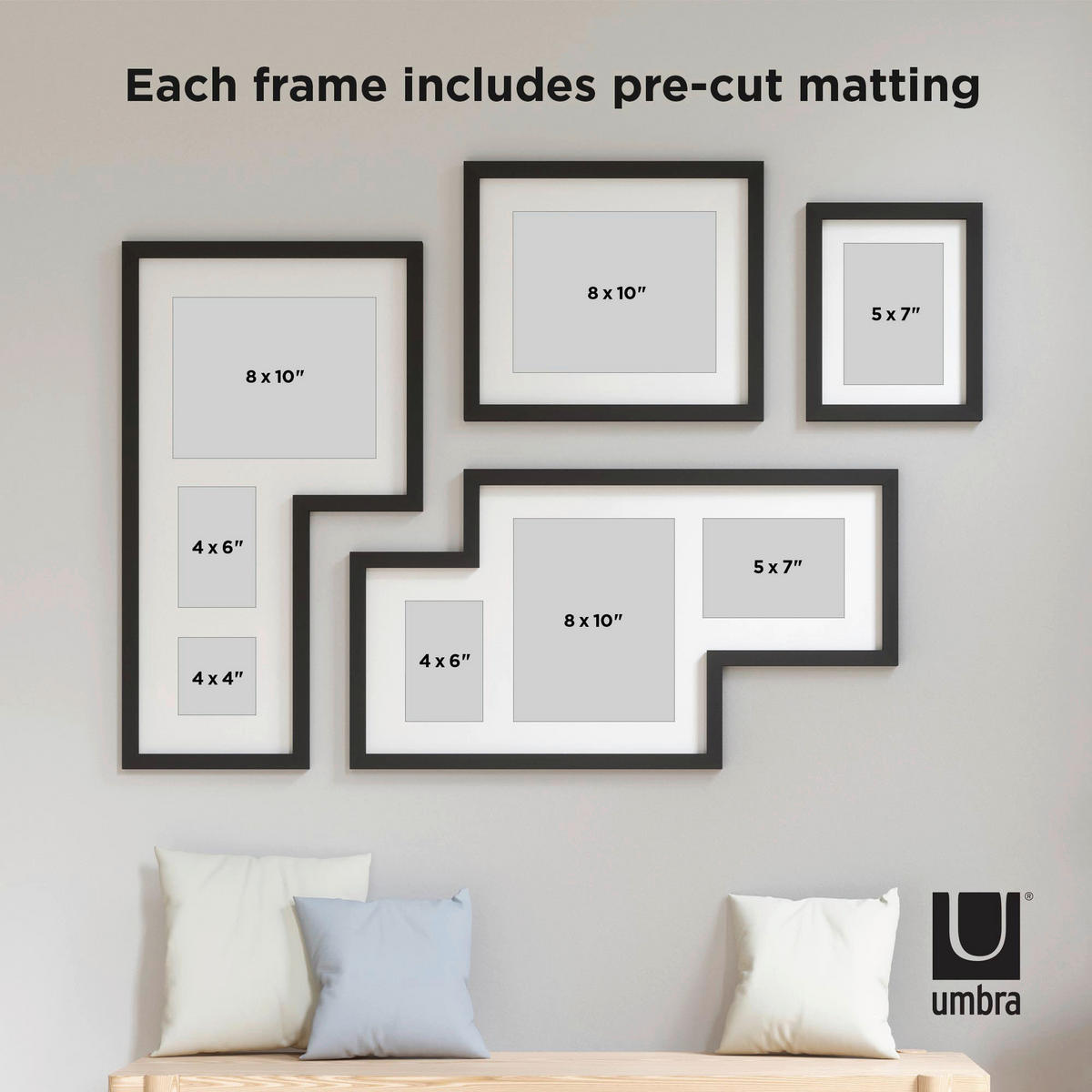 COLLAGERAM 8,3/38,4/69,2 cm  - svart, Design, plast (8,3/38,4/69,2cm) - Umbra