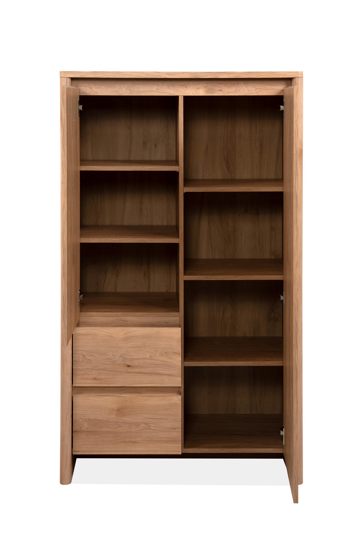 HIGHBOARD  86/140/40 cm 2 Schublade(n)  - Naturfarben, Design, Holzwerkstoff (86/140/40cm) - MID.YOU