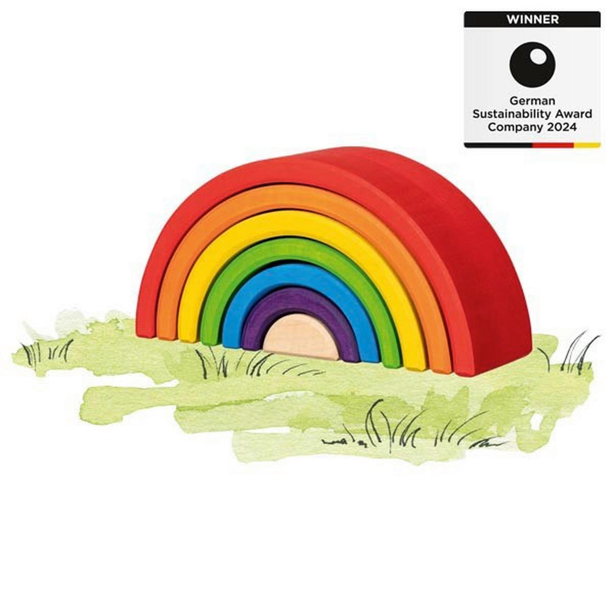 EDUKATIVNA IGRA   - višebojno, Basics, drvo (19/6/9,5cm) - Goki