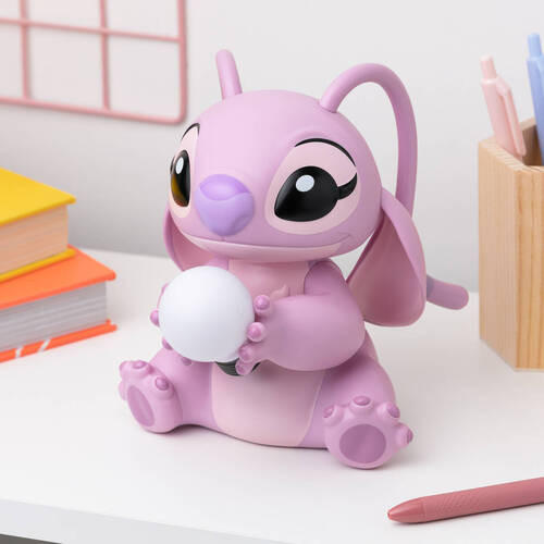 LED-DEKOLEUCHTE Stitch 12/15.9/13.5 cm   - Multicolor/Rosa, Basics, Kunststoff (12/15.9/13.5cm) - Disney