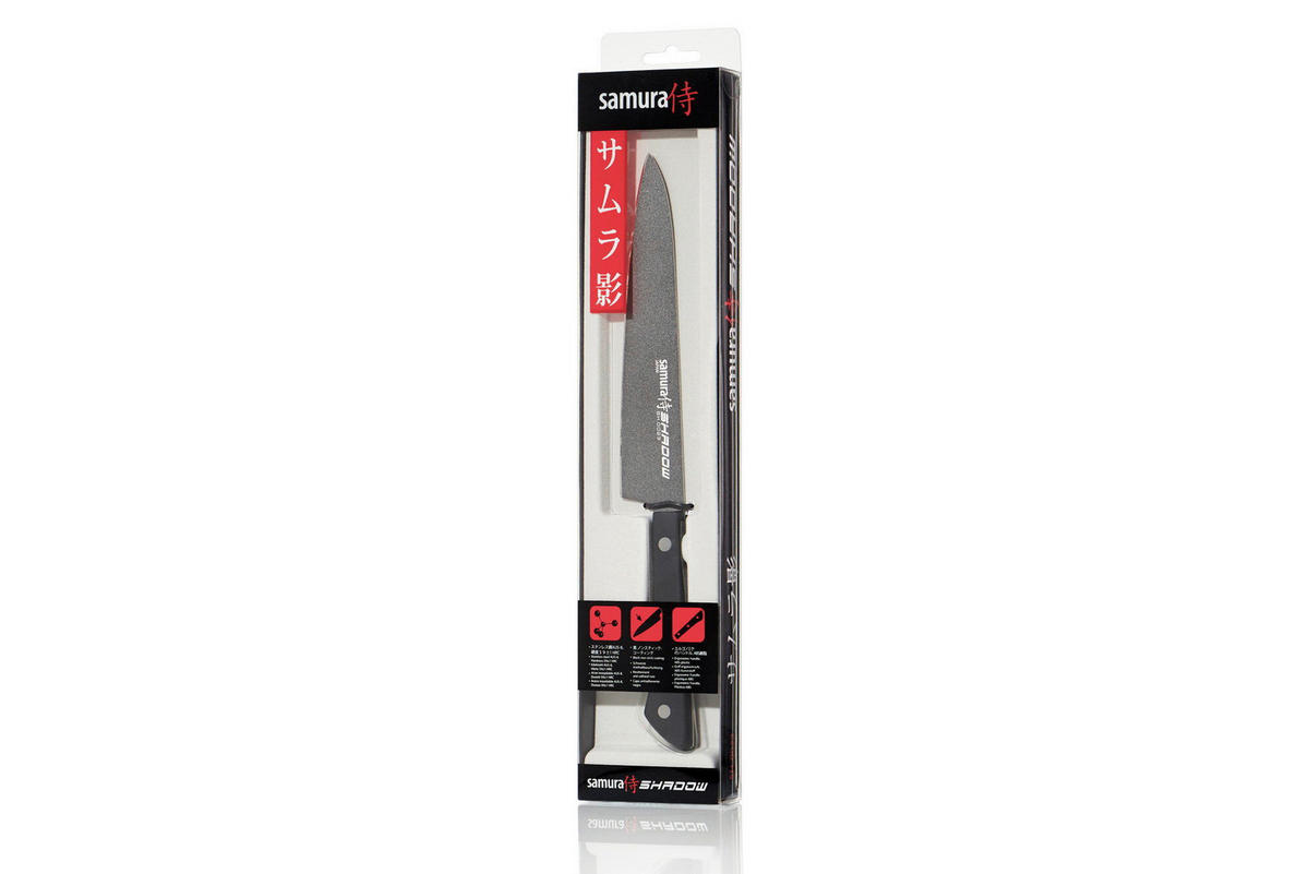 UNIVERZALNI NOŽ  SHADOW        26 cm    nerjaveče jeklo - črna, Basics, kovina/umetna masa (26cm) - Samura