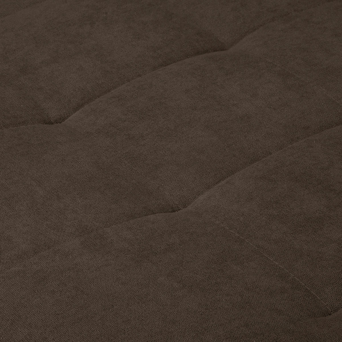 ECKSOFA inkl. Hocker Ariella Braun Mikrofaser  - Naturfarben/Braun, Design, Holz/Textil (161/231cm) - Livetastic