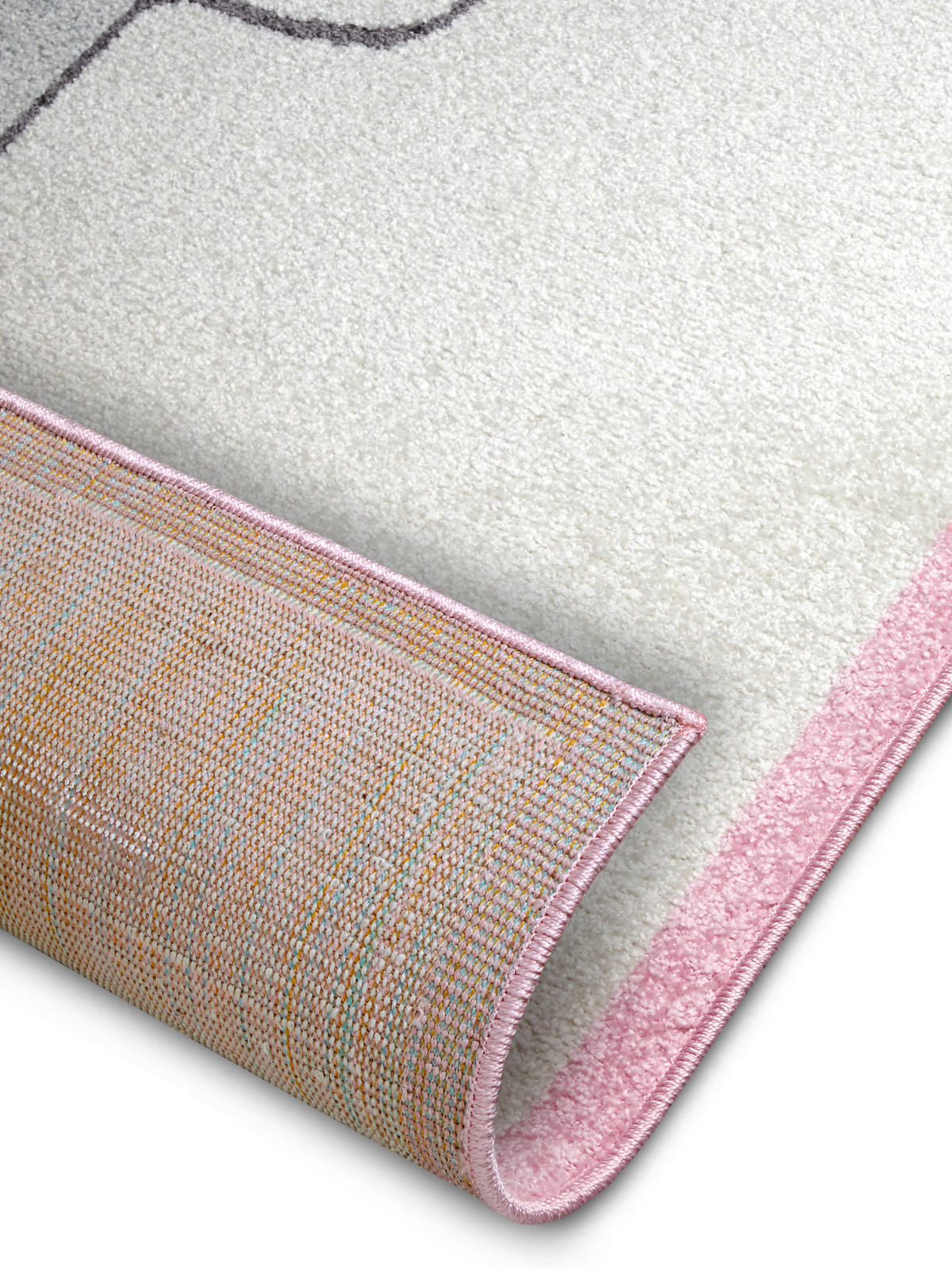KINDERTEPPICH 120/170 cm Adventures  - Hellrosa/Creme, Design, Kunststoff/Textil (120/170cm)