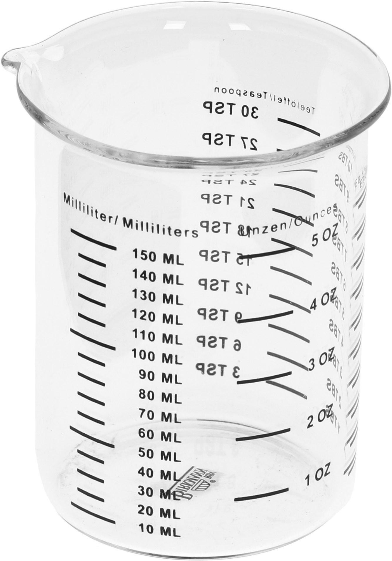 MÅTTBÄGARE - transparent, Basics, glas (21,8/9,3/28,4cm) - Birkmann