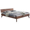 BETT 90/200 cm  in Nussbaumfarben  - Nussbaumfarben, Natur, Holz (90/200cm) - Hasena