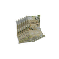 SESSELAUFLAGENSET Floral  - Dunkelgrün/Hellgrün, Basics, Textil (50/7/100cm)