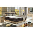 BOXSPRINGBETT 180/200 cm in Eichefarben, Dunkelbraun - Eichefarben/Dunkelbraun, KONVENTIONELL, Holz/Holzwerkstoff (180/200cm) - Valnatura