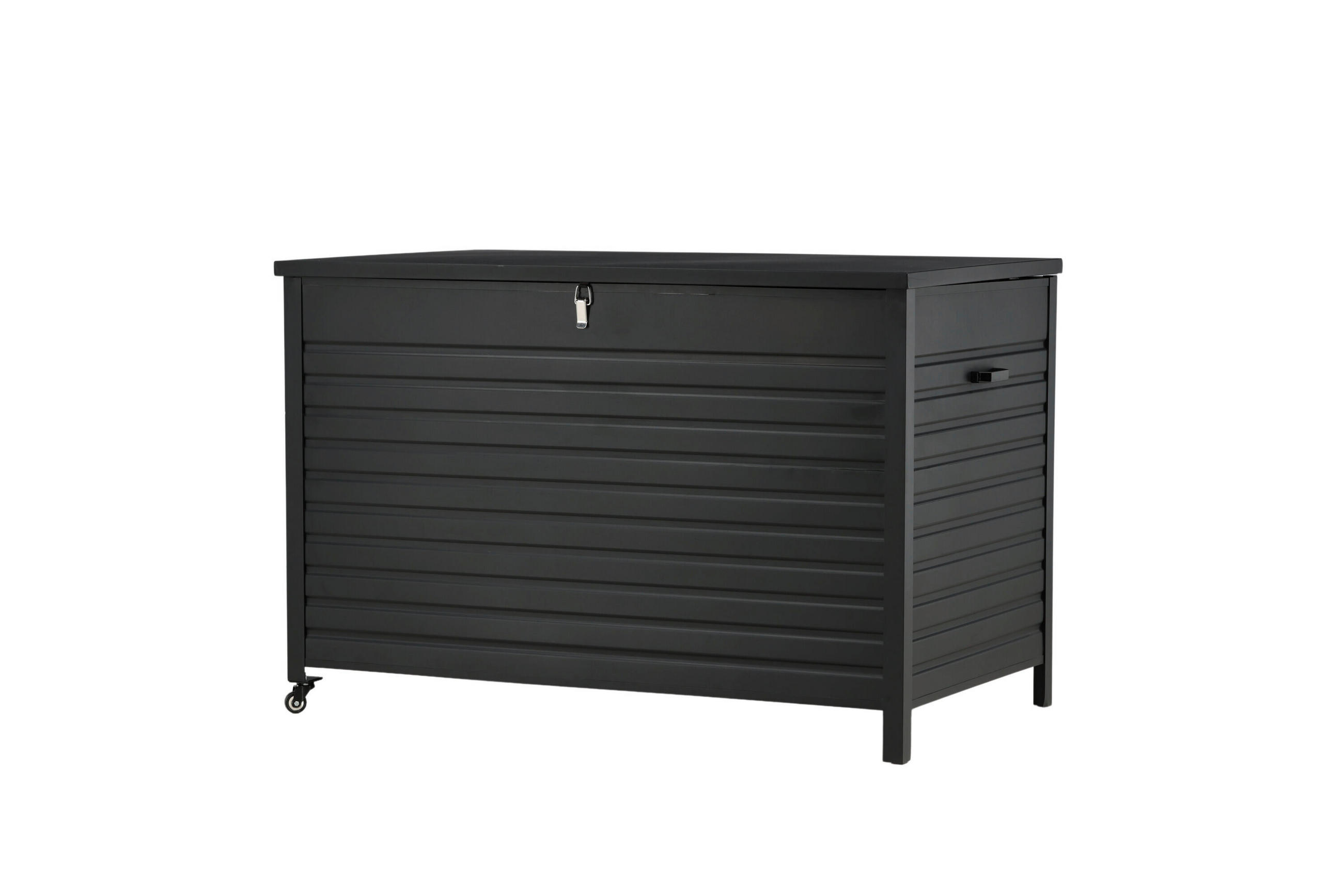 Gardenson Kissenbox Schwarz 150x100x90 cm