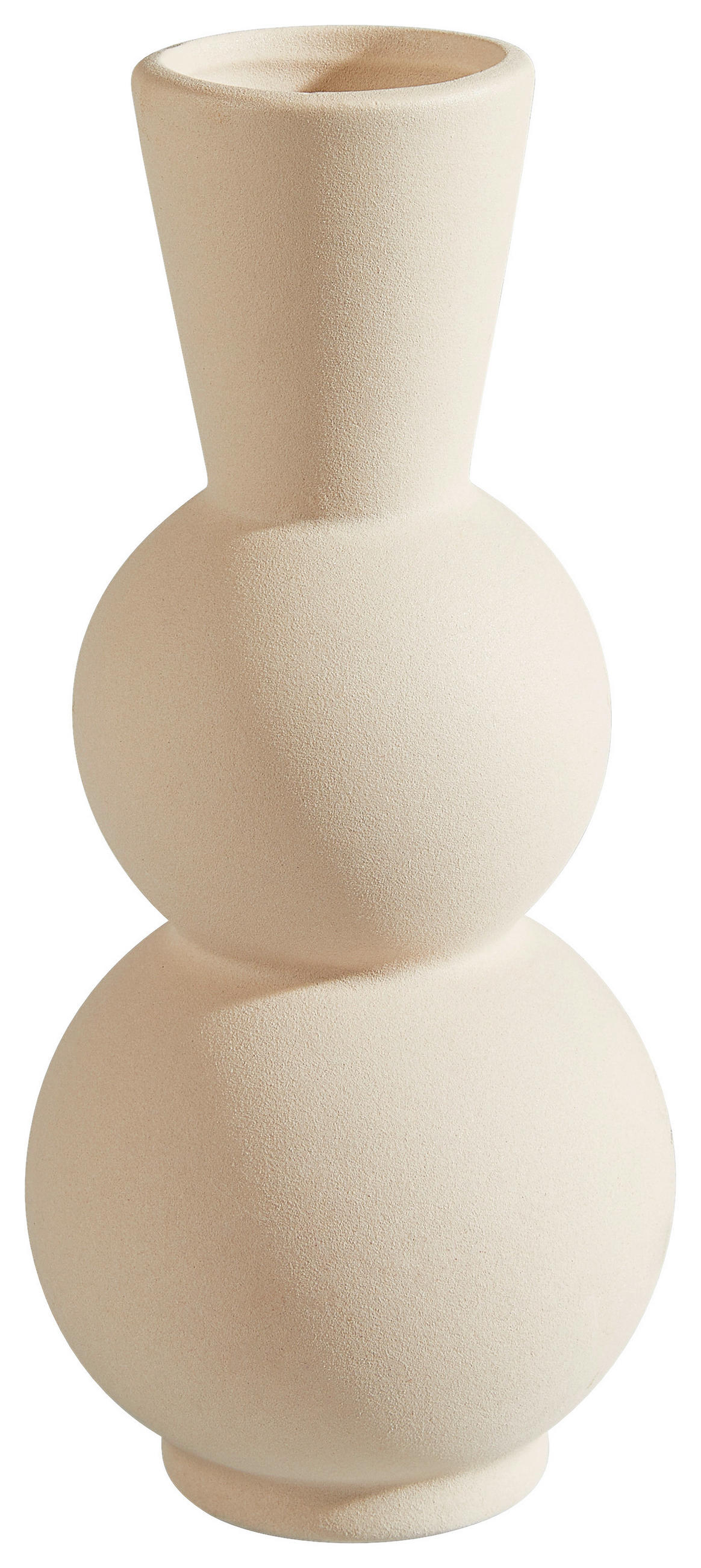 VASE 22 cm  - Sandfarben, Natur, Keramik (9,7/22cm) - Ambia Home