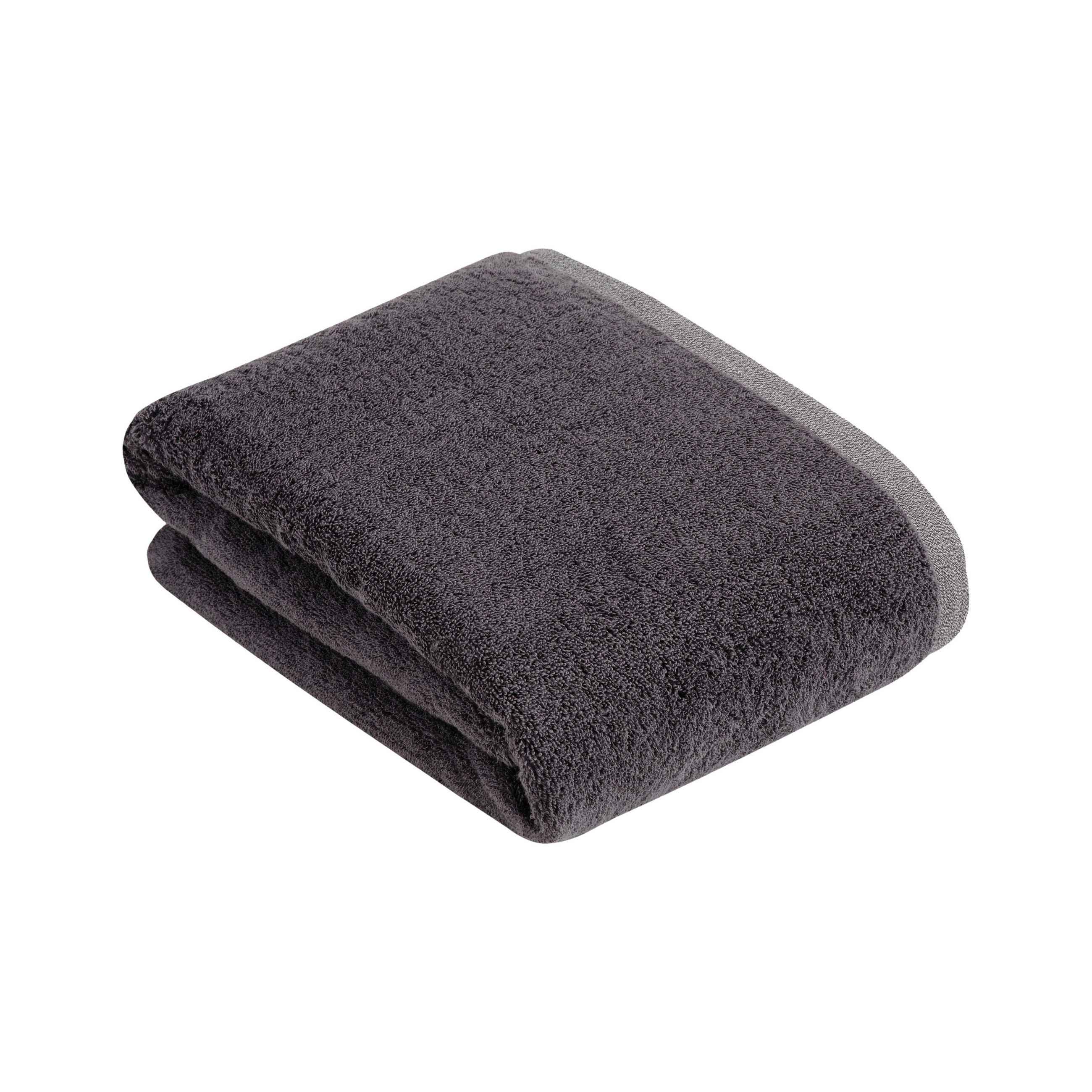 BADETUCH Prato Grau 150/100 cm  - Grau, Basics, Textil (150/100cm) - Vossen