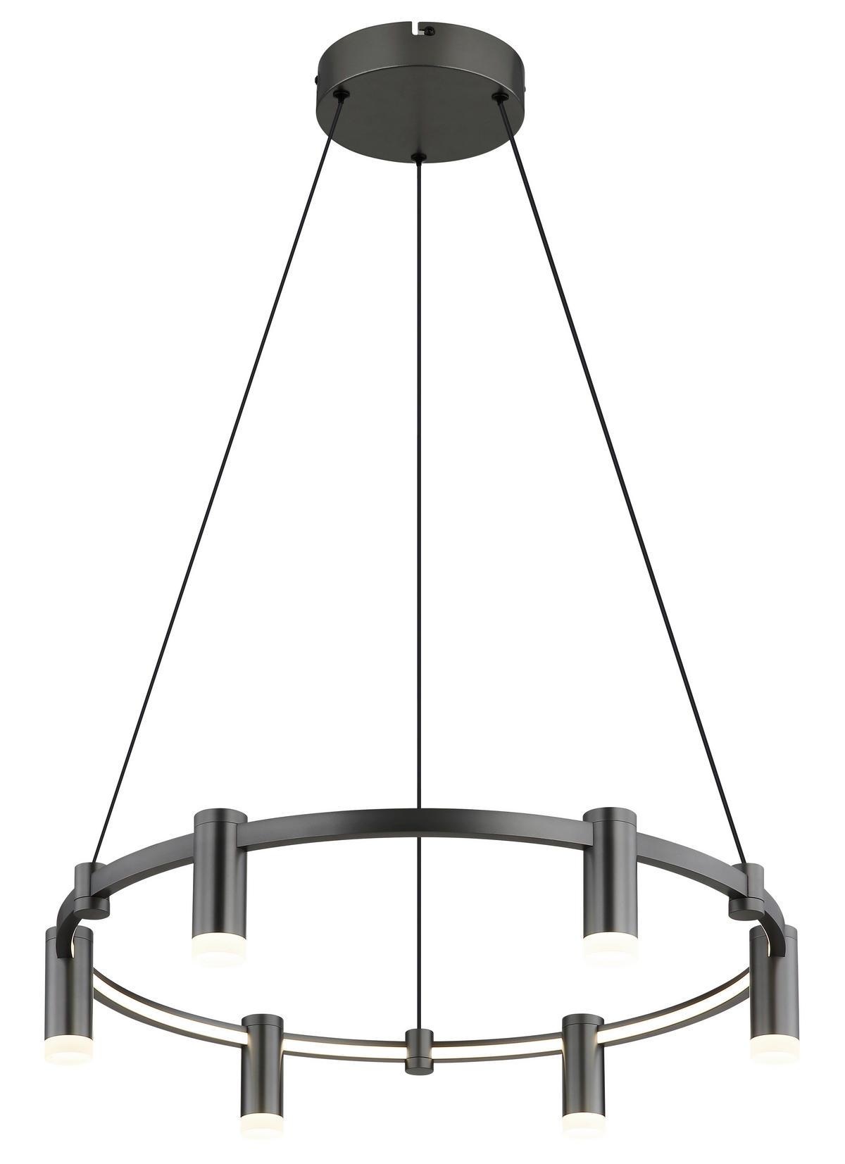 ZÁVĚSNÉ LED SVÍTIDLO, 62/120 cm  - bílá/černá, Design, kov/plast (62/120cm) - Globo