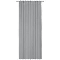 FERTIGVORHANG transparent  - Grau, Basics, Textil (140/245cm) - Boxxx