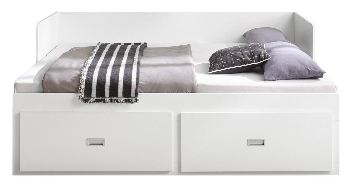 AUSZIEHBETT 80/200 cm,  in Matratze, Lattenrost, Bettschublade  - Kieferfarben, KONVENTIONELL (80/200cm) - Livetastic