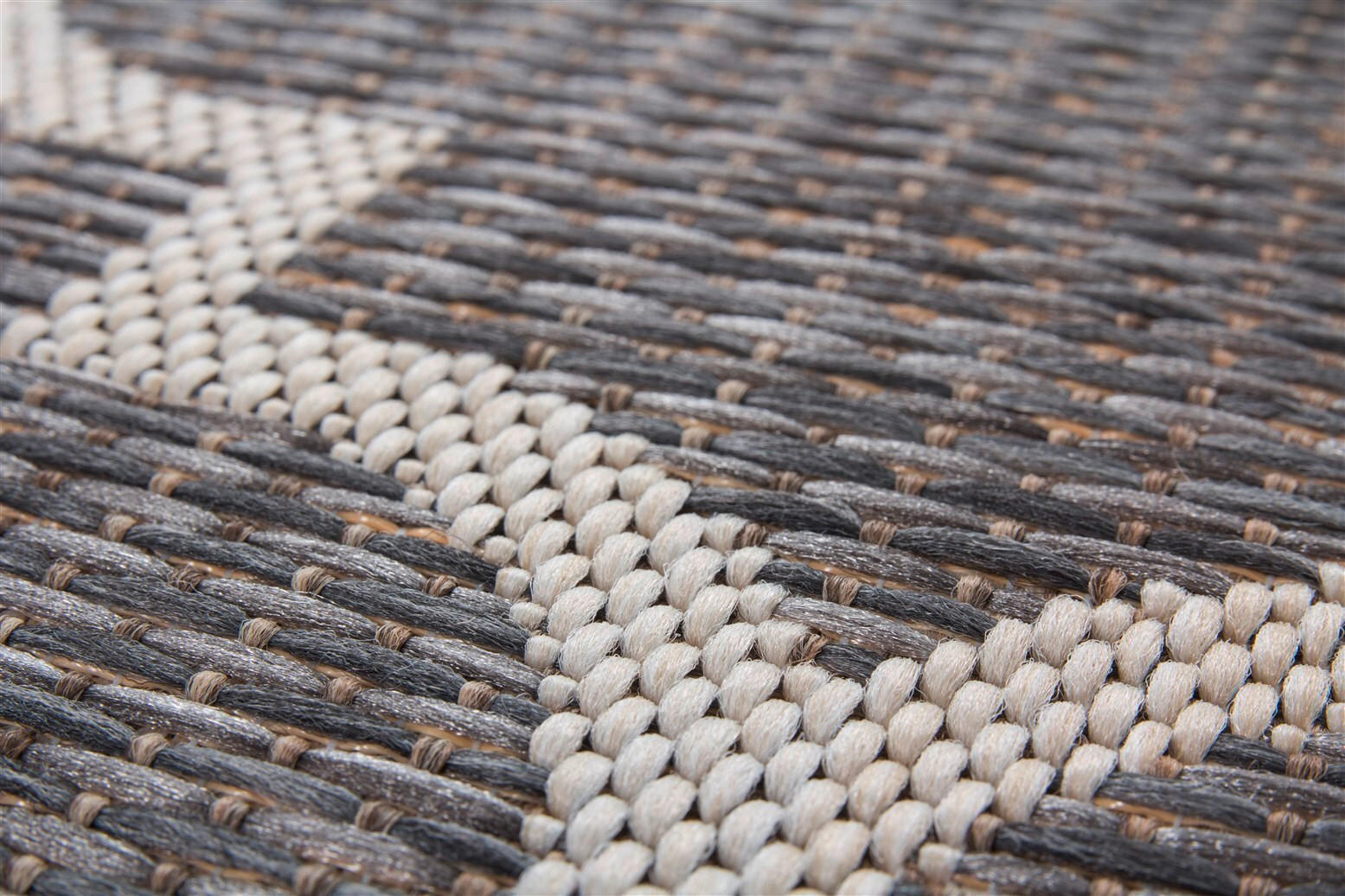 LÄUFER 80/230 cm Indonesia - Batu Grau  - Grau, KONVENTIONELL, Textil (80/230cm)