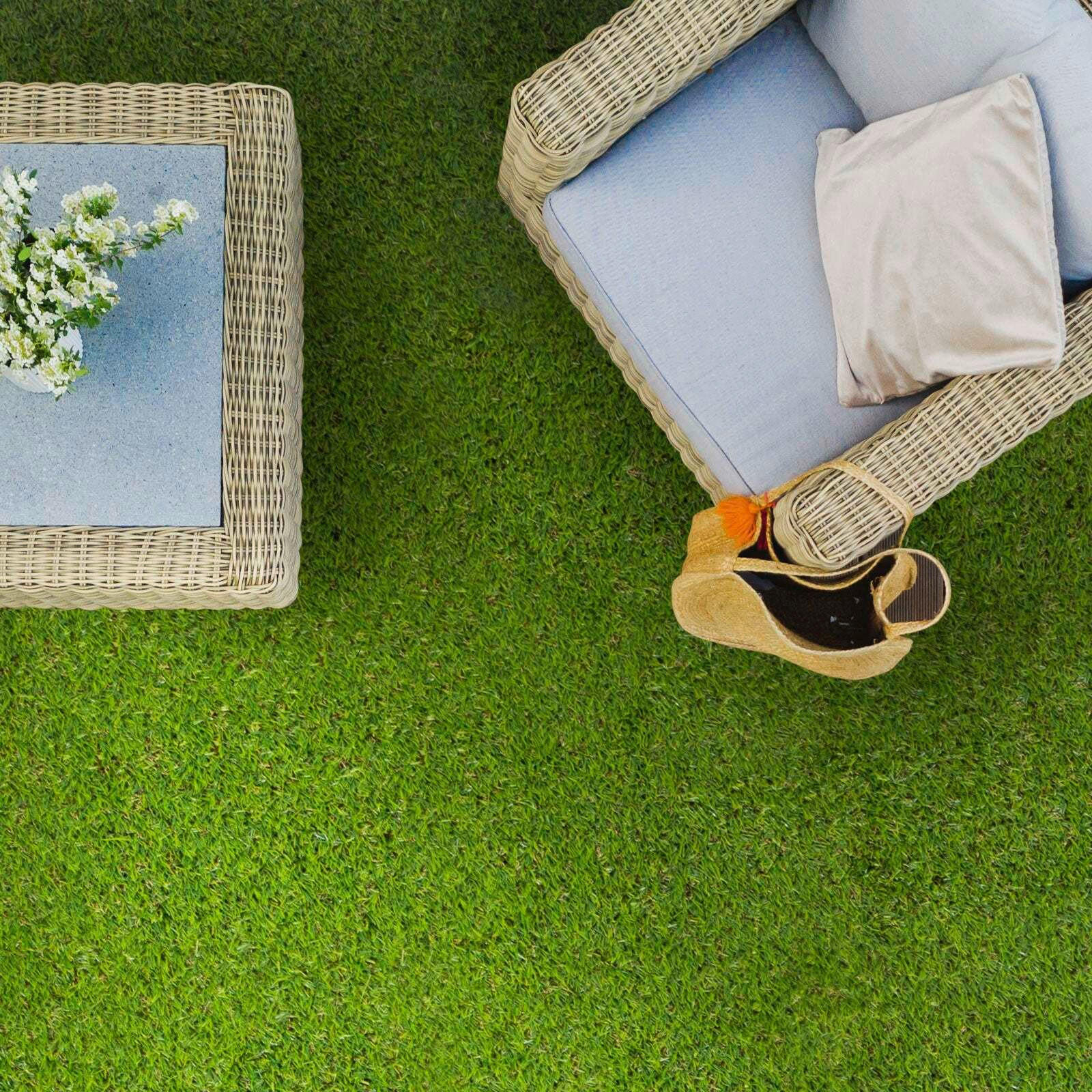 TERRASSENFLIESE Grün  - Grün, Basics, Kunststoff (30/30cm) - Floordirekt