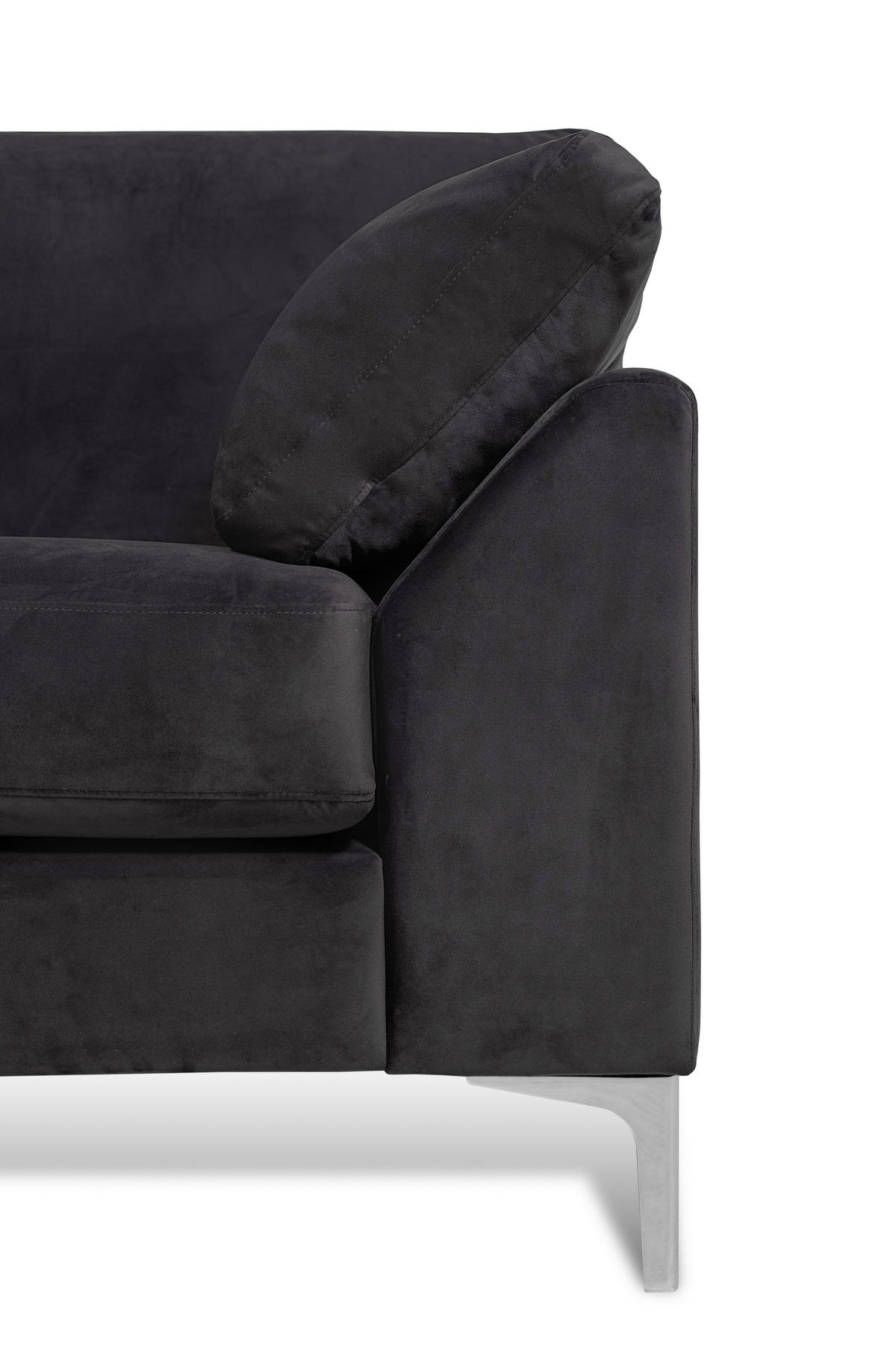 FÅTÖLJ i trä, textil grå  - kromfärg/grå, Klassisk, trä/textil (112/84/85cm) - Best Price