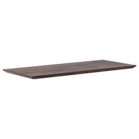 TISCHPLATTE in Holz 190/100/6 cm   - Eichefarben/Dunkelbraun, Design, Holz (190/100/6cm) - Waldwelt