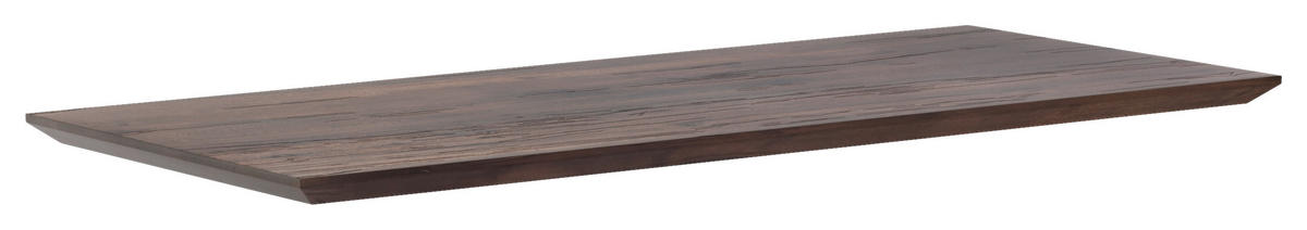 TISCHPLATTE in Holz 190/100/6 cm   - Eichefarben/Dunkelbraun, Design, Holz (190/100/6cm) - Waldwelt