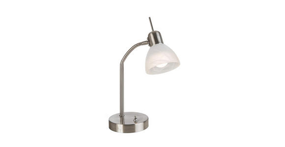 LED-SCHREIBTISCHLEUCHTE - Weiß, Design, Glas/Metall (30cm) - BOXXX