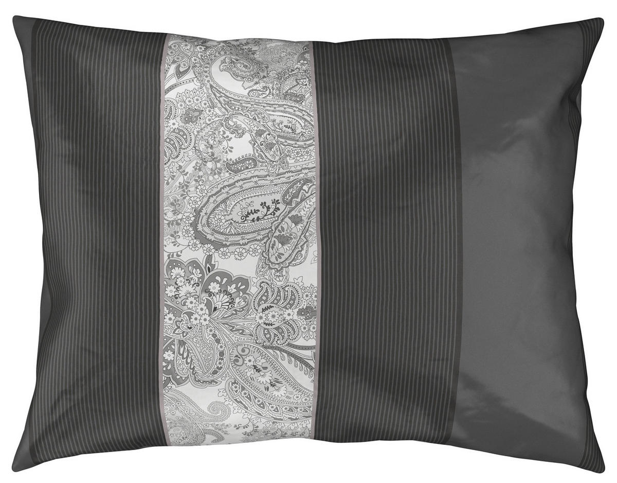 POVLEČENÍ, satén, antracitová, 140/200 cm - antracitová, Design, textil (140/200cm) - Dieter Knoll