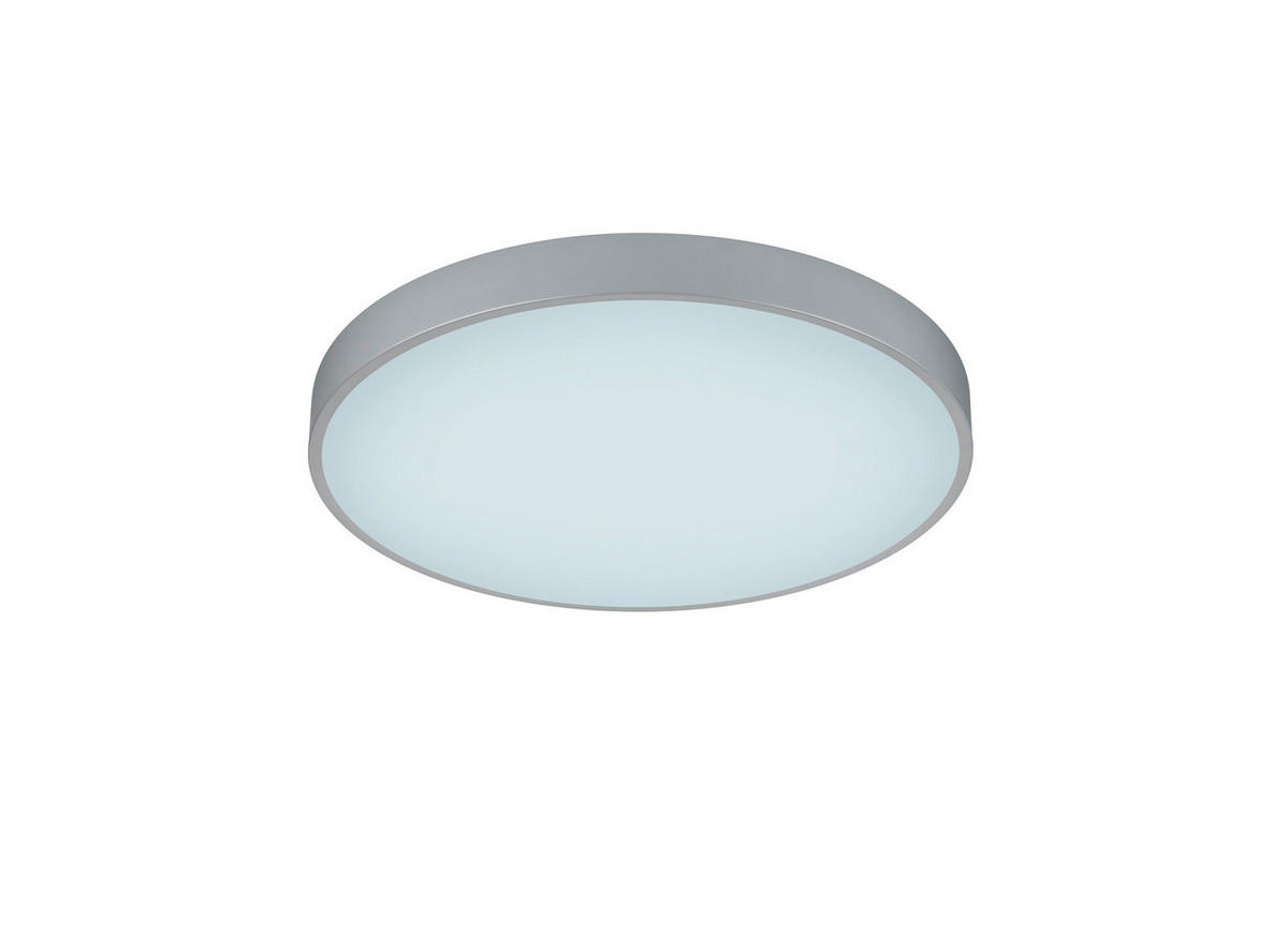 LED-DECKENLEUCHTE  49,5/6,5 cm    - Titanfarben, Basics (49,5/6,5cm) - Trio Leuchten