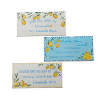 DEKOSCHILD 40/20 cm  - Blau/Gelb, Basics, Metall (40/20cm)