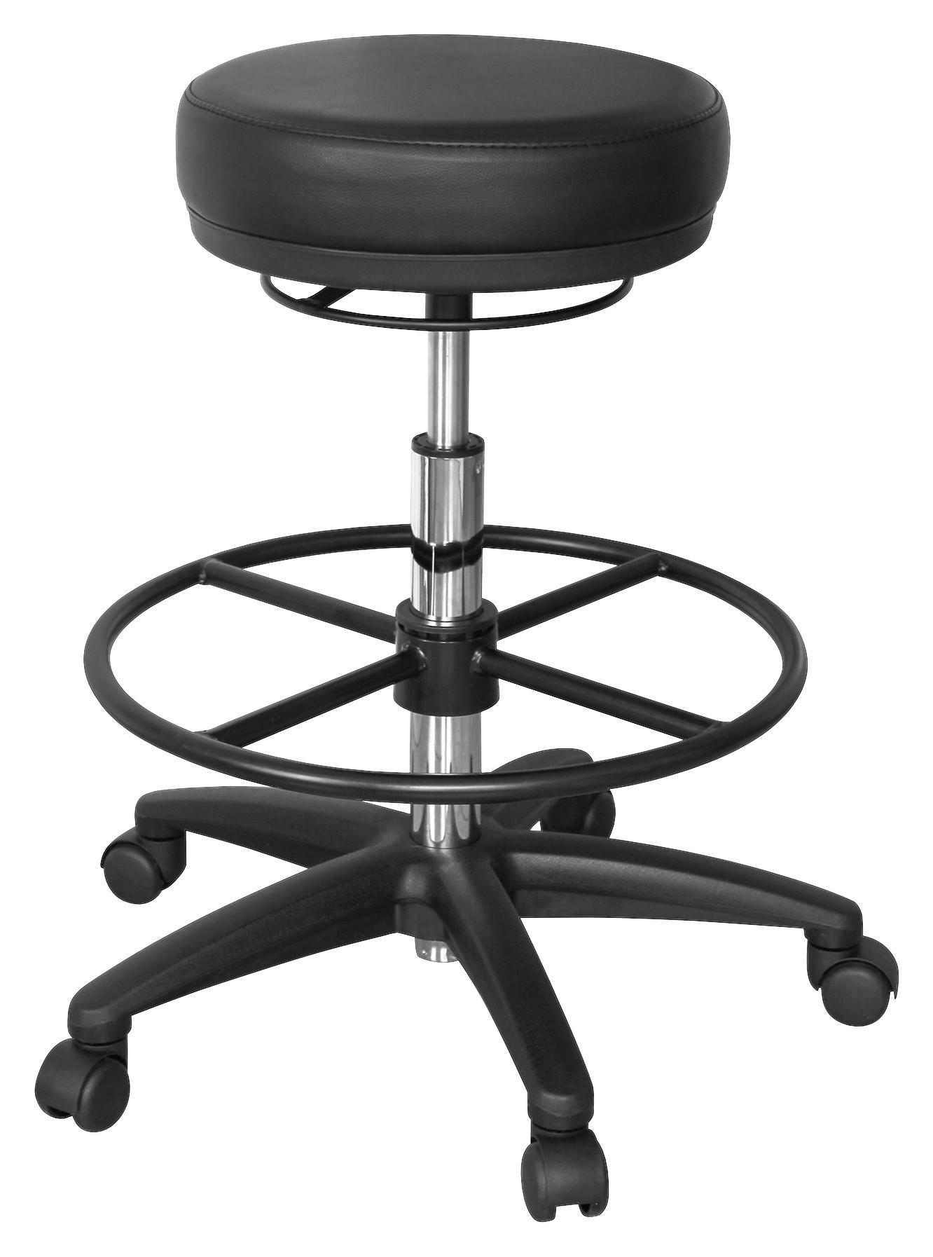 DREHHOCKER   - Schwarz, KONVENTIONELL, Textil (60/67/60cm) - MID.YOU