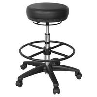 OTOČNÝ TABURET  - černá, Konvenční, textil (60/67/60cm) - MID.YOU